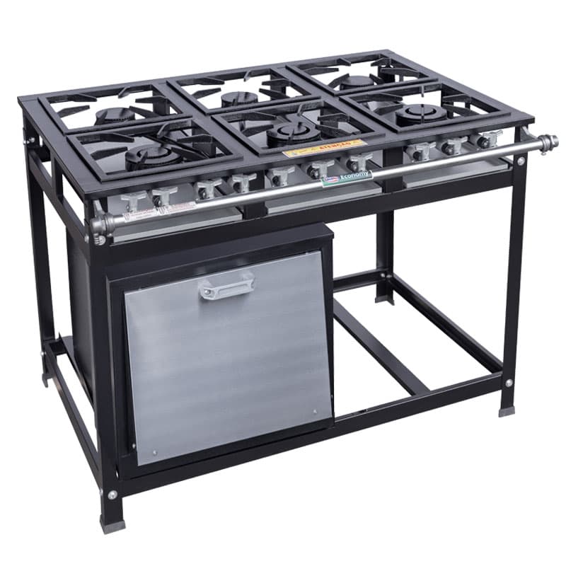 FOGÃO 6 BOCAS C/ FORNO – ECONOMY