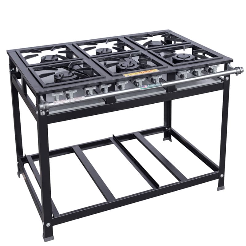 FOGÃO 6 BOCAS S/ FORNO – ECONOMY