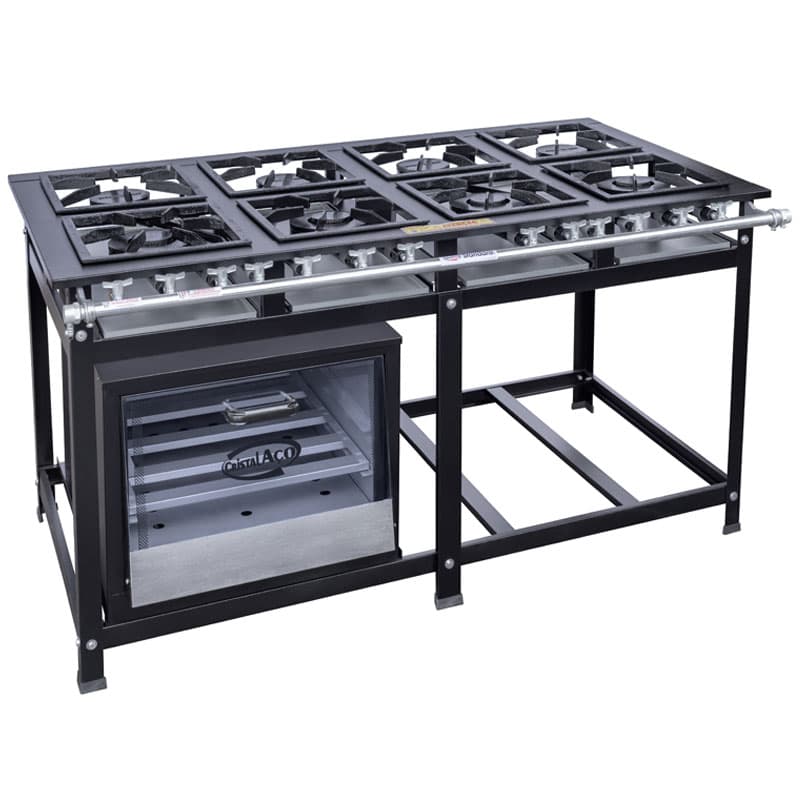 FOGÃO 8 BOCAS C/ FORNO – STANDARD