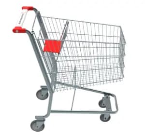 Carrinho de Supermercado 140 litros com porta-bebê Modelo: L542.02