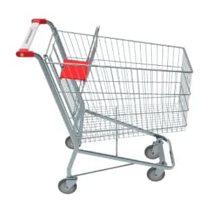 Carrinho de Supermercado 180 litros com porta bebê