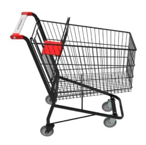Carrinho de Supermercado 160 litros com porta bebê